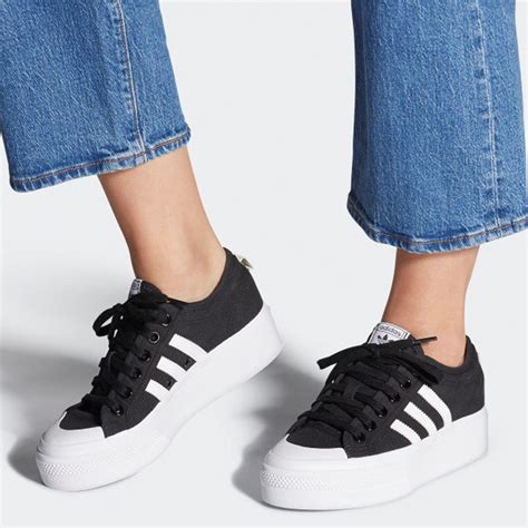 adidas nizza plateau schwarz|adidas.